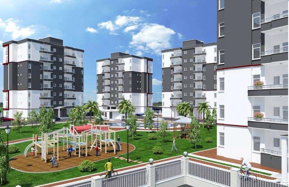 12 BLOKLU KONUT & TİCARİ MERKEZLİ PROJE